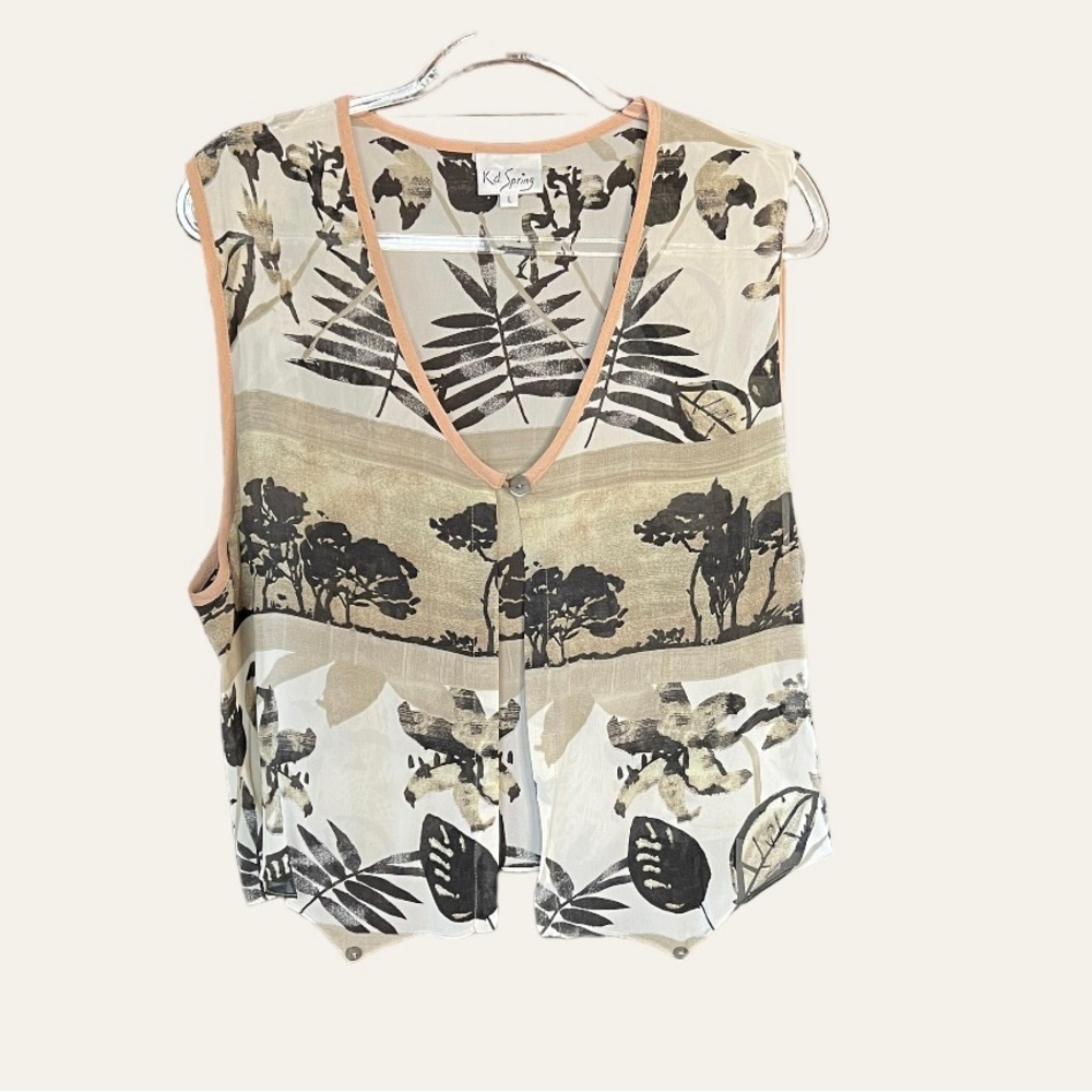 K.d.Spring Woman’s Lightweight Vest Sz L